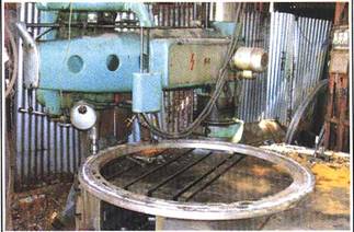 Flanges Drilling On Redial Drill - Click To Visit Our Website