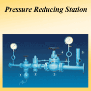 Pressure reducing station